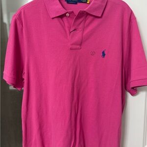 Polo by Ralph Lauren Men's Vibrant Pink Polo Shirt